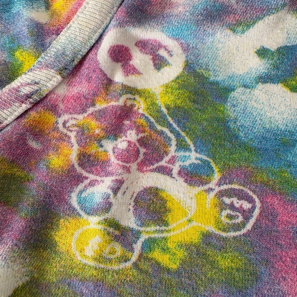 Boy Meets Girl Rainbow Tie Dye Care Bear Onesie Size: 9 months| Summer, Hippie - Picture 6 of 12